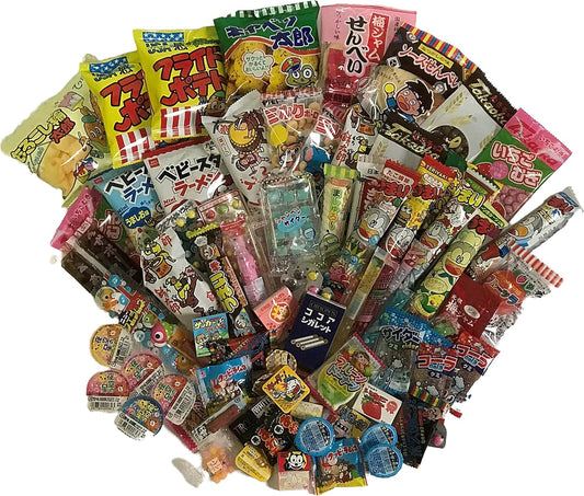 Assorted Snacks 80 pieces (with sharing bag) for New Year, Setsubun, Valentine's Day, Hinamatsuri, Easter, Children's Day, Tanabata, Obon, Halloween, Shichi-Go-San, Christmas