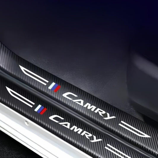 Camry Compatible Car Side Step Protector, Camry Compatible with All Grates, Car Door Protection Film, Door Sill Protector, Scratch Prevention, Protective Sticker, Leaves No Residue, Easy Installation