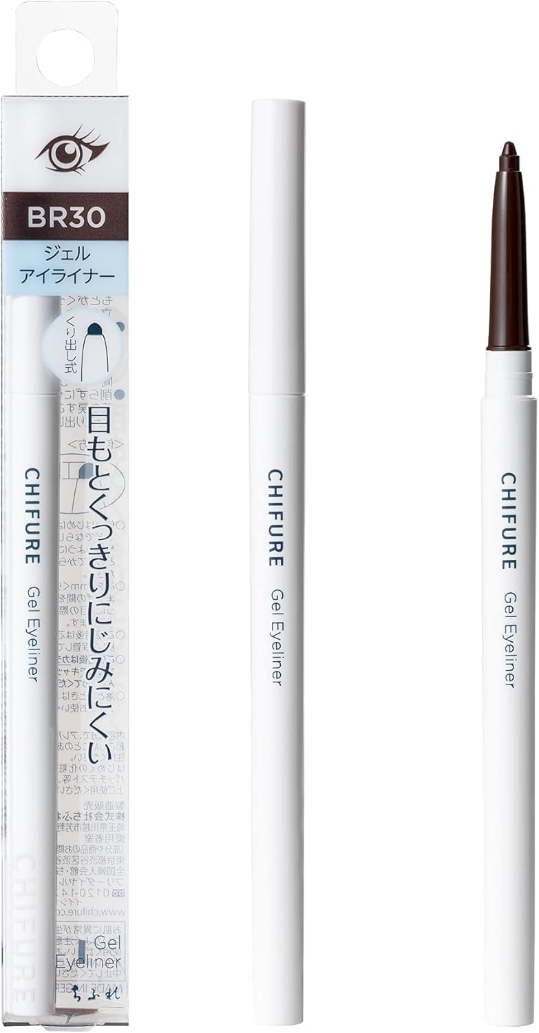 Chifure Gel Eyeliner, Hollow Out Type, Dark Brown, 0.35 Grams (x1)