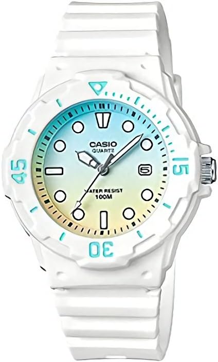 CASIO カシオ チプカシ 腕時計 デジタル ホワイト スカイブルー イエロー LRW-200H-2E2 [並行輸入品]