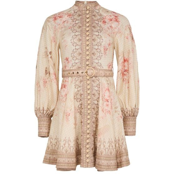 ZIMMERMANN Illuminate buttoned mini dress - Image 1
