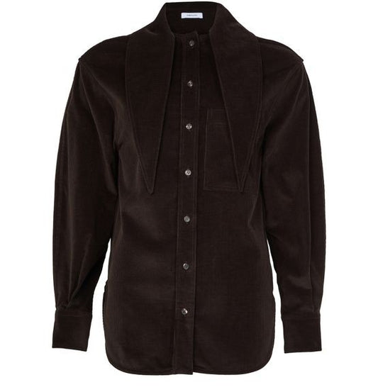 FERRAGAMO Corduroy cotton long sleeves shirt - Image 1