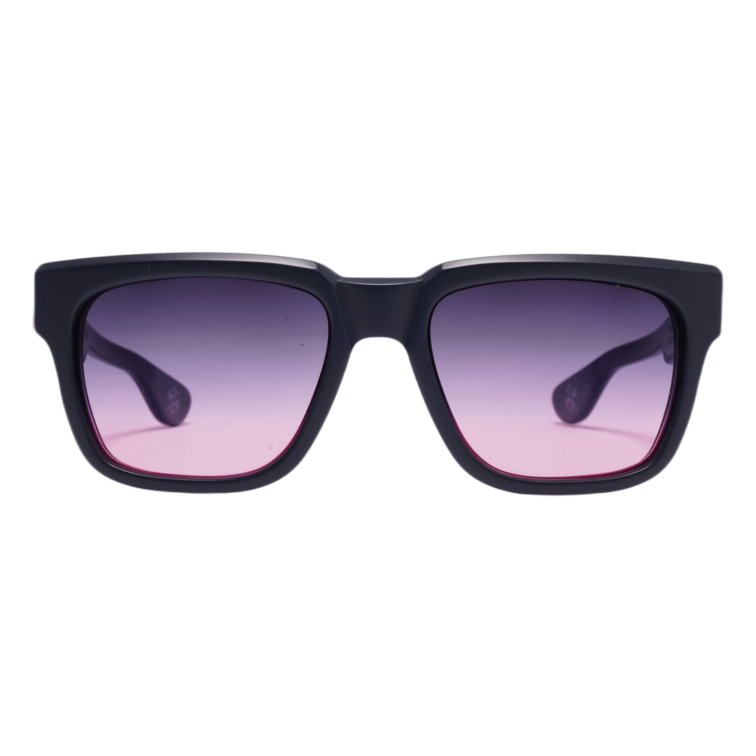 CHROME HEARTS 'MATTE NAVY' DIAMOND BOX OFFICER MPCK SUNGLASSES