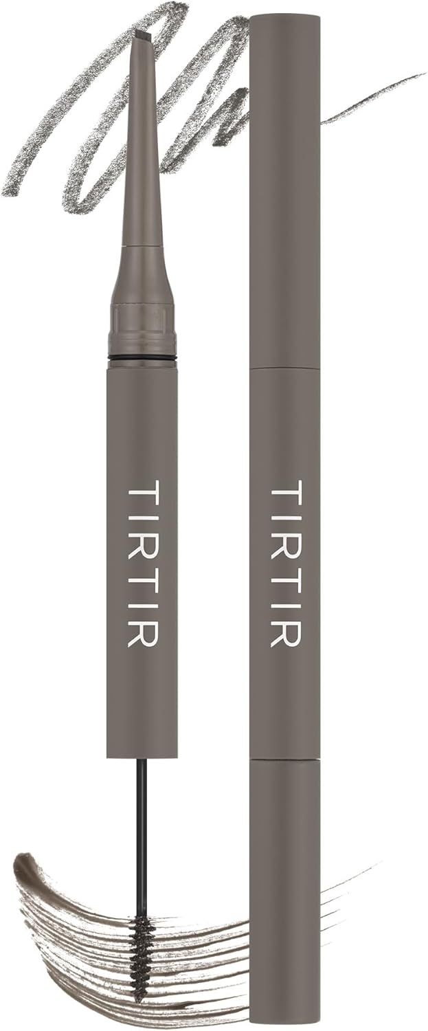TIRTIR Skinny Brow Pencil & Brow Mascara (01 ASH GRAY)