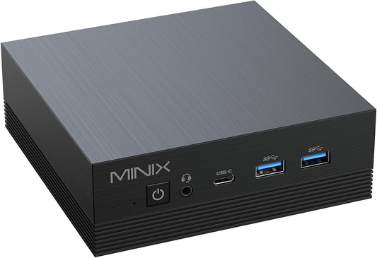 MINIX NEO Mini PC N150 first release, 2025 latest Intel 13th generation n150, with small pc fan, up to 3.60 GHz, 16 GB DDR4, 512GB M.2 PCIe Gen3 x 4 NVMe SSD, Windows 11 Pro, Mini Computer,