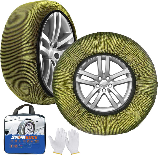 Chenyang Kozen CY100 Non-Metallic Tire Chain, Made of Fabric, Snow Chain, Easy Installation, Light Vehicles, Low Vibration, Low Noise, Does Not Damage Tires, Chain Regulations, Winter Snow Properties,