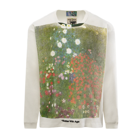BETTER WITH AGE 'CHAMOMILE WAFFLE' THERMAL LONGSLEEVE