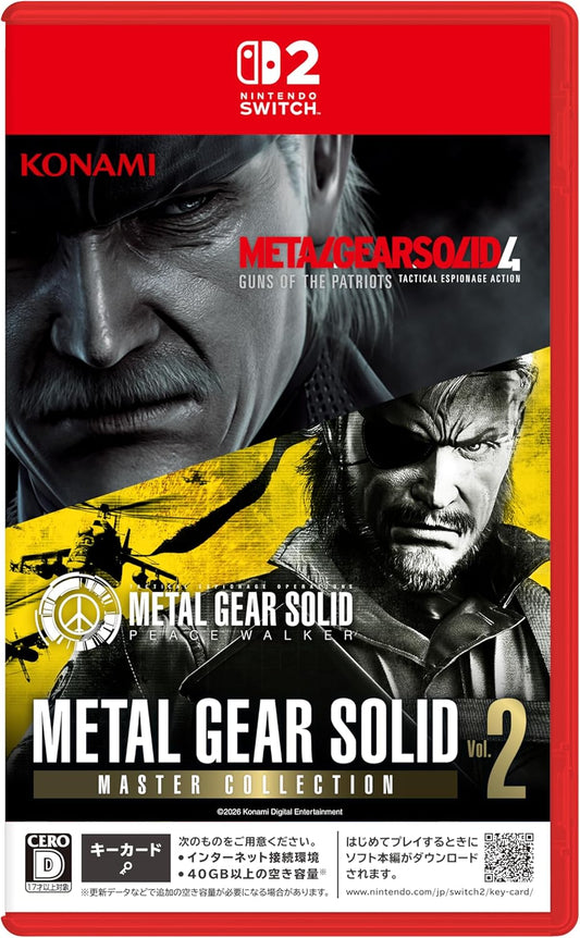METAL GEAR SOLID : MASTER COLLECTION Vol.2 -Switch2 カムフラージュ&ユニフォームDLC 同梱