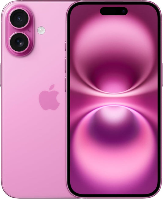 (Refurbished) Apple iPhone 16 128 GB Pink SIM Free 5G Compatible