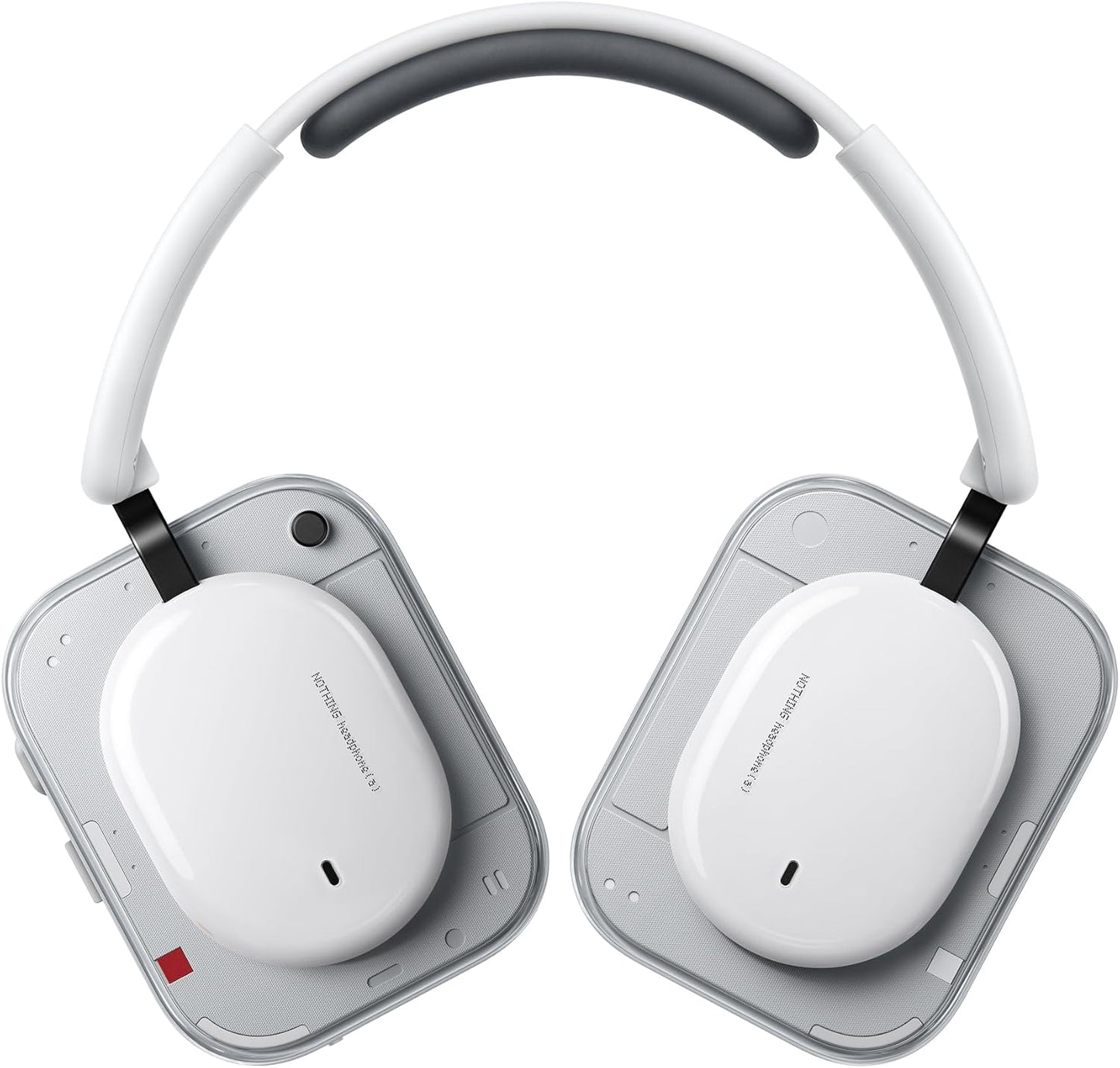 Nothing Wireless Headphones Headphone (A) Up to 135 Hours Playtime / Quick Charge / Tactile Control / Adaptive Active Noise Cancelling / Over-Ear / High Resolution + LDAC Certified / IP52 Dustproof