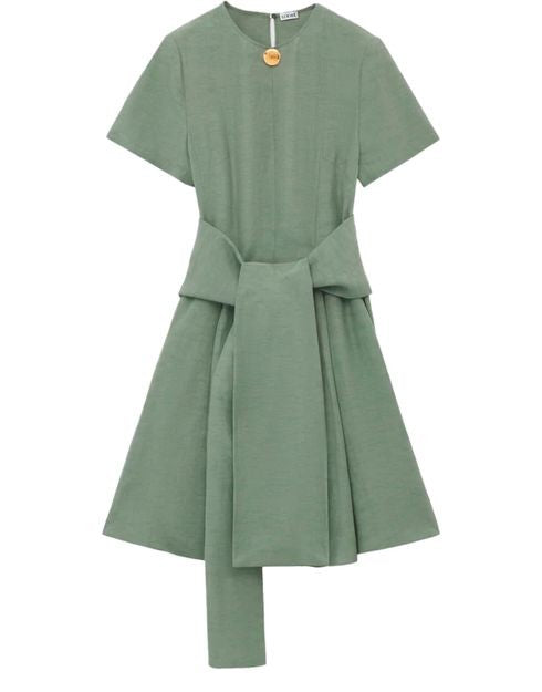 LOEWE Pebble dress in viscose and linen - Image 1