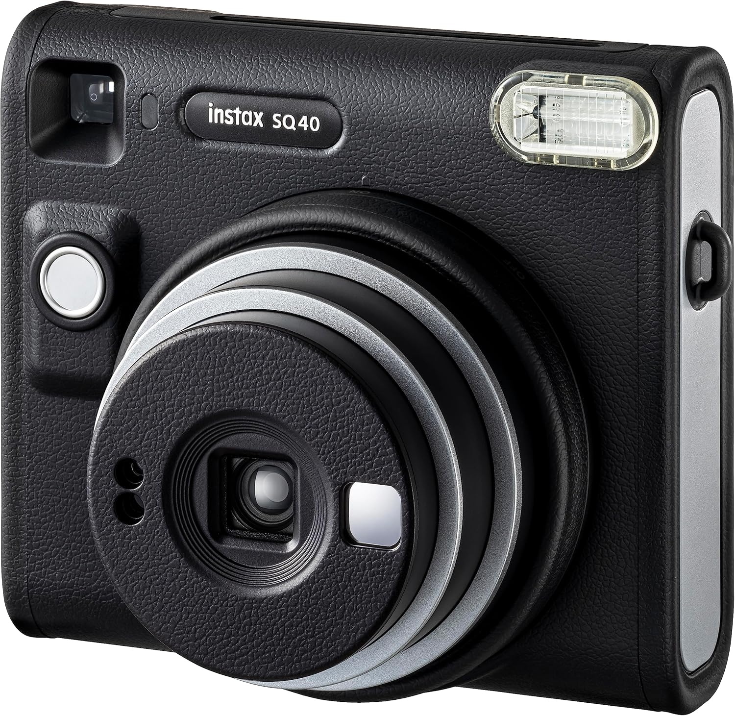 FUJIFILM Instax Square SQ40 Cheki Square Instant Camera, Black