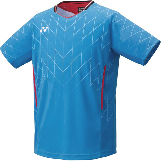Racquet Field 10698 Men's Game Shirt, Soft Tennis, Badminton Wear, Soft Tennis, Badminton Wear, Fitted Style, 10698, Short Sleeve, Very Cool Dry, UV Protection, Sweat Absorbent, Quick Drying, Stretch