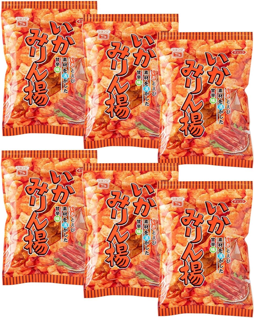 Shiratou Seika Squirrel 2.7 oz (77 g) x 6 Bags