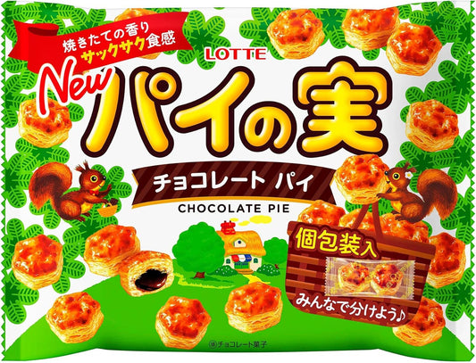 Lotte Pie Fruit Share Pack, 4.4 oz (124 g) (Including Individual Packaging)