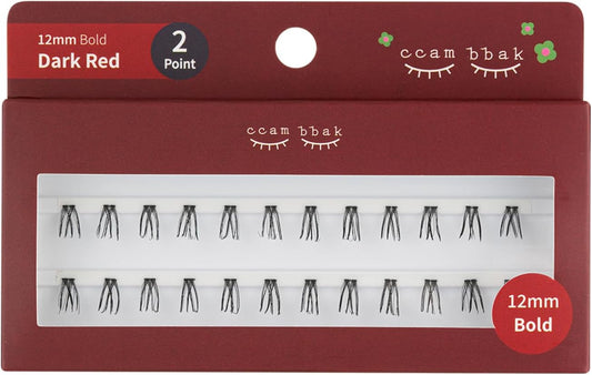 CCAMBBAK Kampak Bold Partial False Eyelash Eyelash Extensions Semi-Permanent Idle Type 0.4 - 0.5 inches (10 - 12 mm) Eyelash Self False Eyelashes, Natural, Popular, DIY False Eyelashes (0.5 inch (12