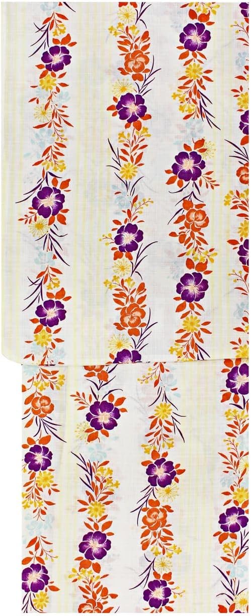 Kimono Japanese Net Shop N0701 Women's Yukata, 20 Patterns to Choose from, Single Item, Pop, Classic, F Size