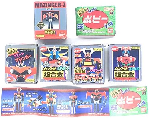 Capsule Chogokin PART 2 All 5 Types Full Complete Set (Includes Secret) Bandai Poppy