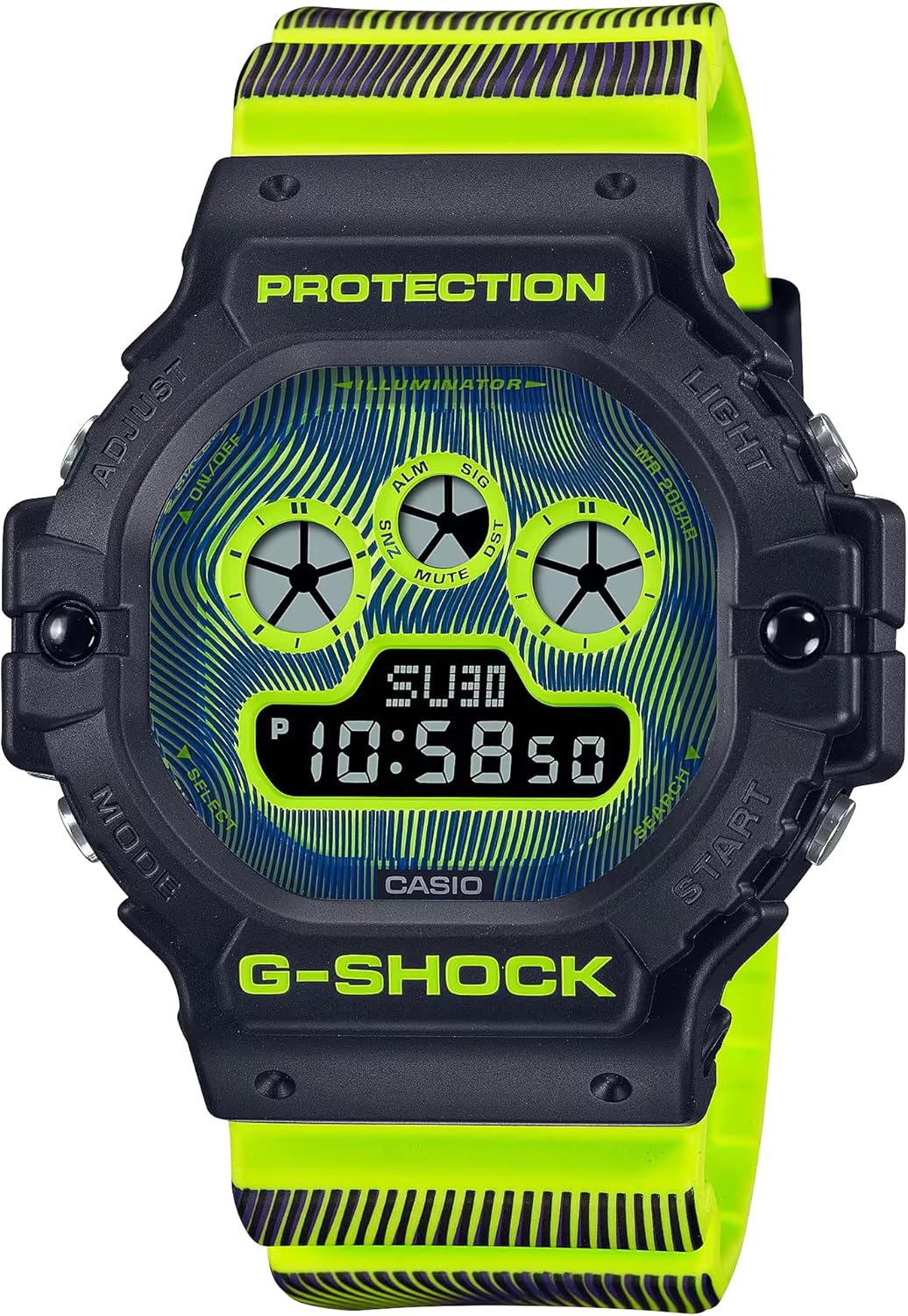 G-Shock Casio Watch DW-5900TD-9 Men's Size Overseas Model, multicolor, Casual
