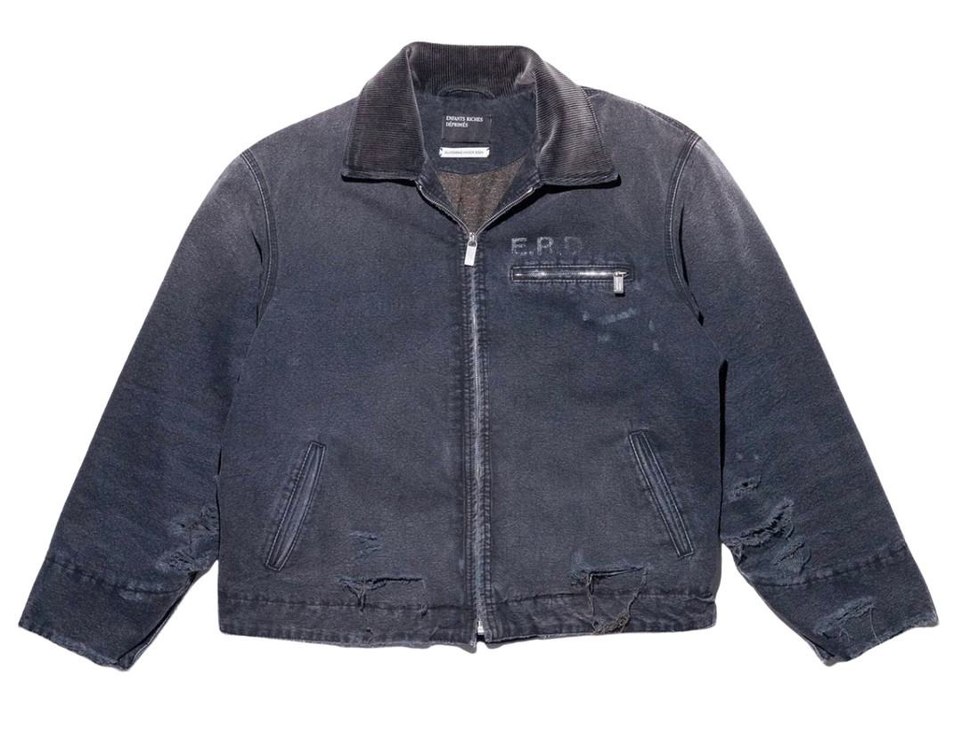 ENFANTS RICHES DÉPRIMÉS 'BLACK' BLANKET LINED WORK JACKET