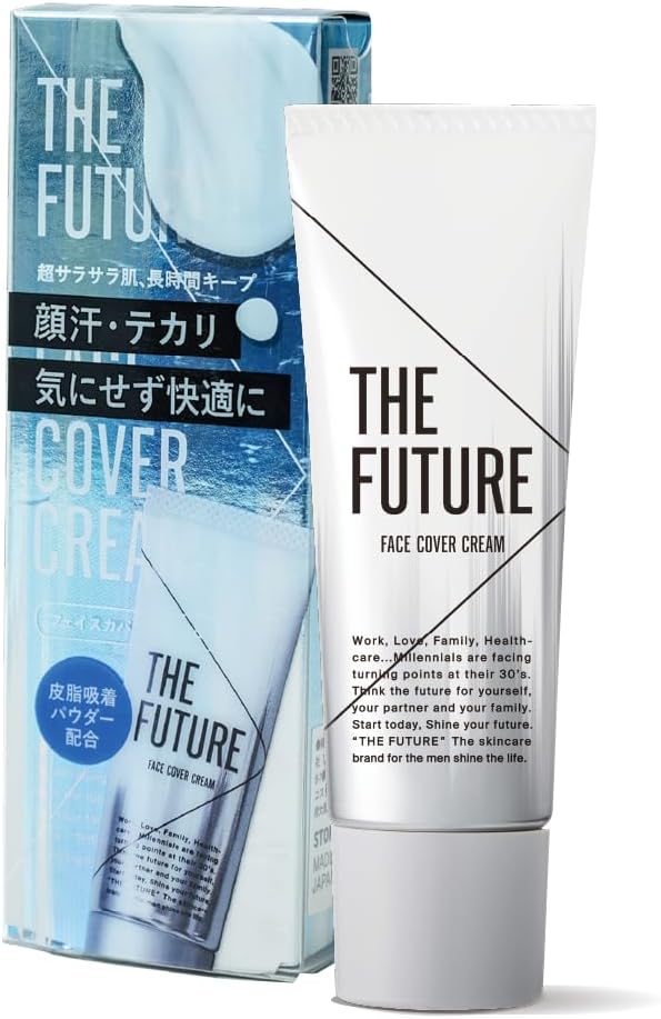 The Future Face Cover Cream, Anti-Glare, Oil Control, Pore Cover, Oily Skin, Smooth Skin, No Color, Makeup Base
