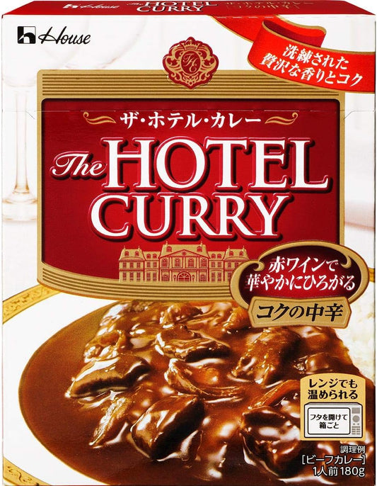 The Hotel House Curry Medium Hot with Rich Flavor 180g x 3 Pack