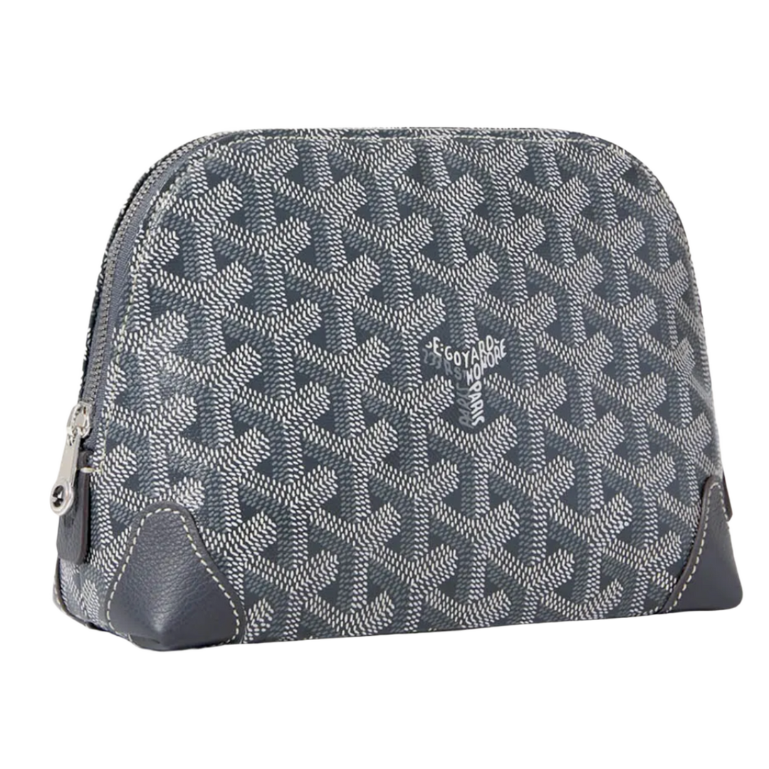 GOYARD 'GREY' VENDOME COSMETIC POUCH