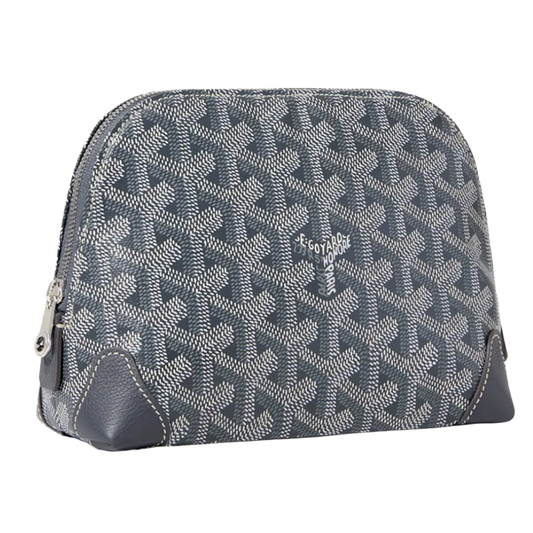GOYARD 'GREY' VENDOME COSMETIC POUCH