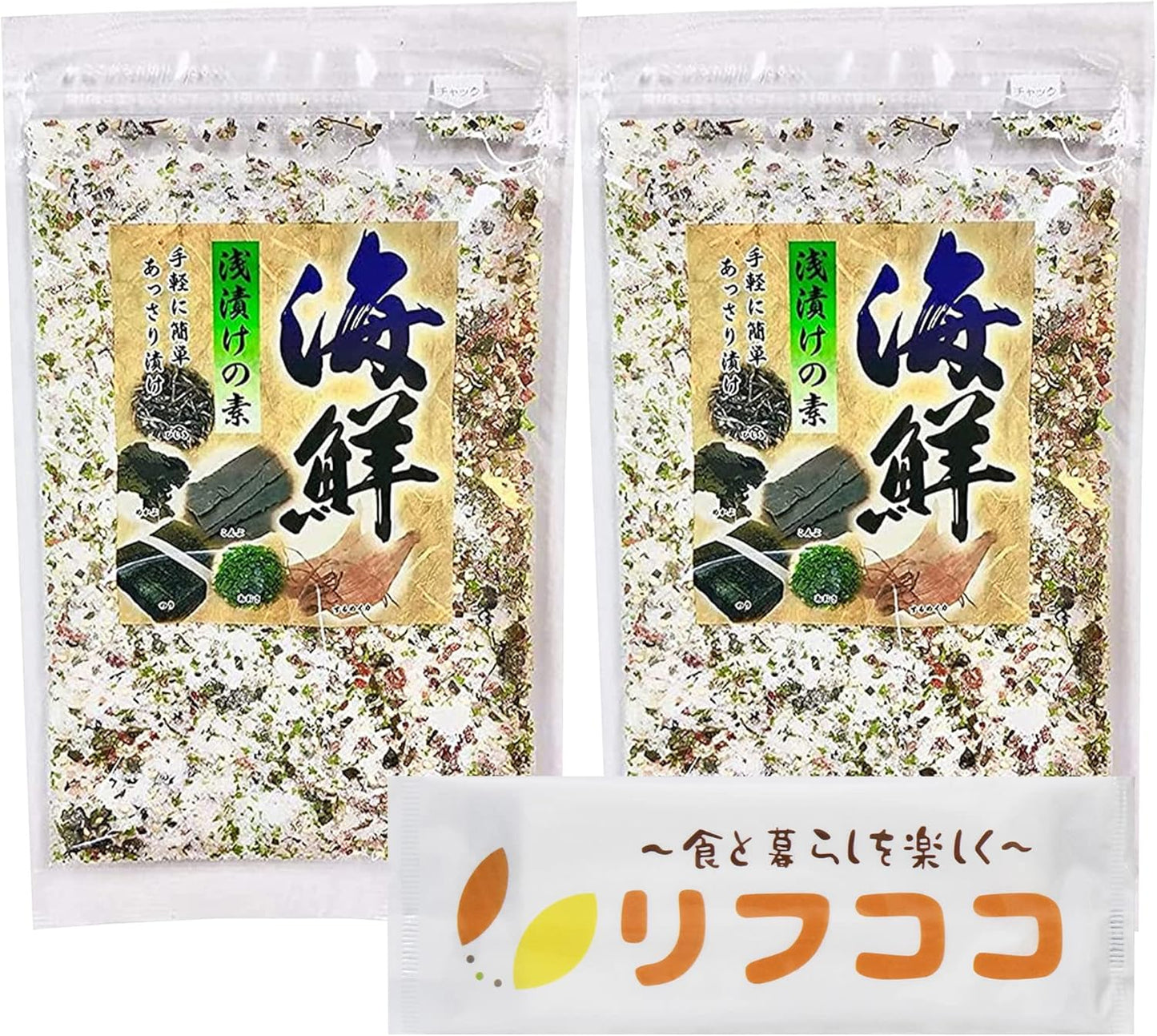 Seafood Shakinomoto 7.8 oz (220 g) x 2 Packs, Domestic Seafood, Shallow Pickled Items, Pickled Salt, Original Towel Included