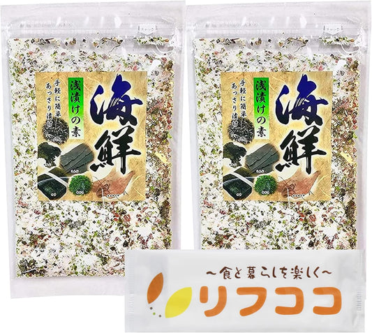 Seafood Shakinomoto 7.8 oz (220 g) x 2 Packs, Domestic Seafood, Shallow Pickled Items, Pickled Salt, Original Towel Included