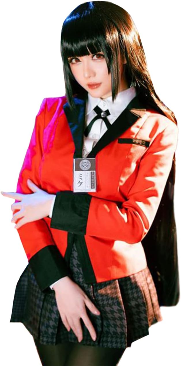 Milky Time Kakegurui Yumeko Jabami Style Wig Cosplay Costume Anime