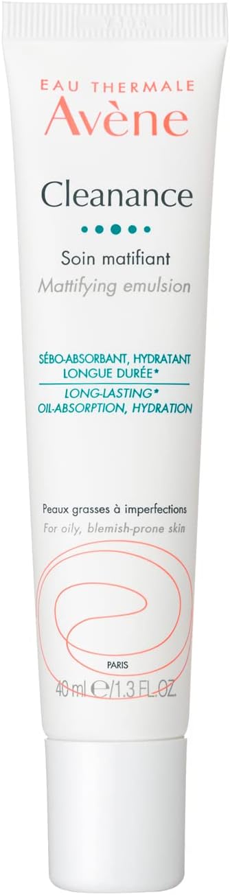 Avene Clinance Mattifine Emulsion 40ml | Milk Lotion | Fragrance Free | Delicate Texture Transparent Men's | Sensitive Skin Derma Cosmetics Shiseido