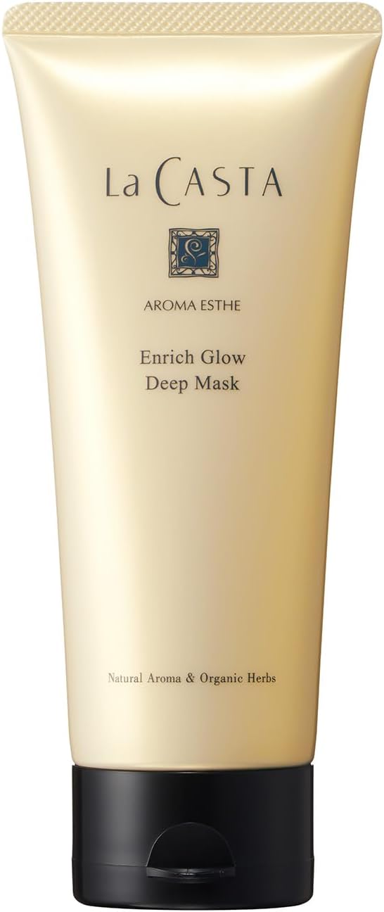 La Casta | Intensive Treatment, 5.3 oz (150 g), Enrich Glow Deep Mask, Hair Damage Care, Made in Japan