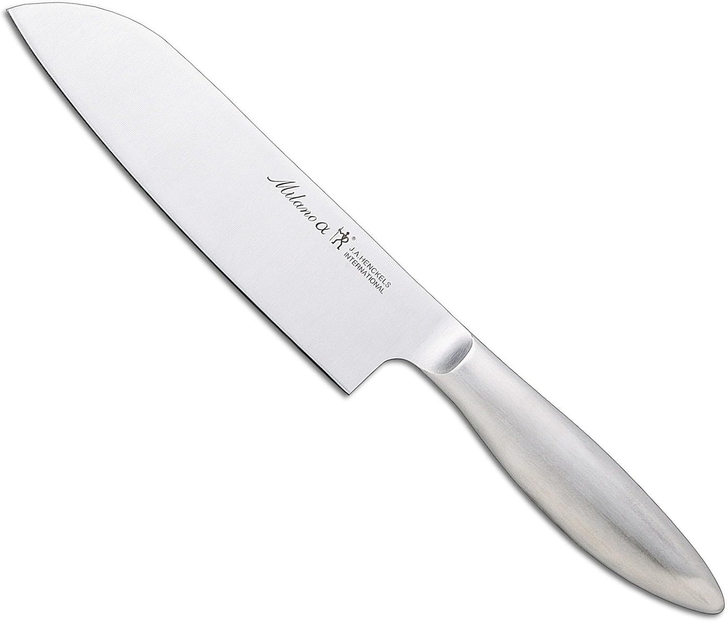 ZWILLING J.A. Henckels Henckels "Milano Alpha Santoku Knife, 7.1 inches (180 mm), Made in Japan, Santoku Knife, Stainless Steel, Dishwasher-Safe, Made in Seki City, Gifu Prefecture, Genuine Japanese