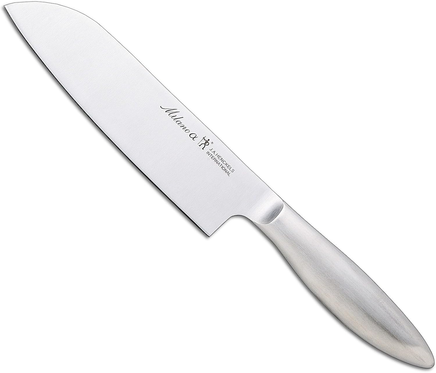 ZWILLING J.A. Henckels Henckels "Milano Alpha Santoku Knife, 7.1 inches (180 mm), Made in Japan, Santoku Knife, Stainless Steel, Dishwasher-Safe, Made in Seki City, Gifu Prefecture, Genuine Japanese