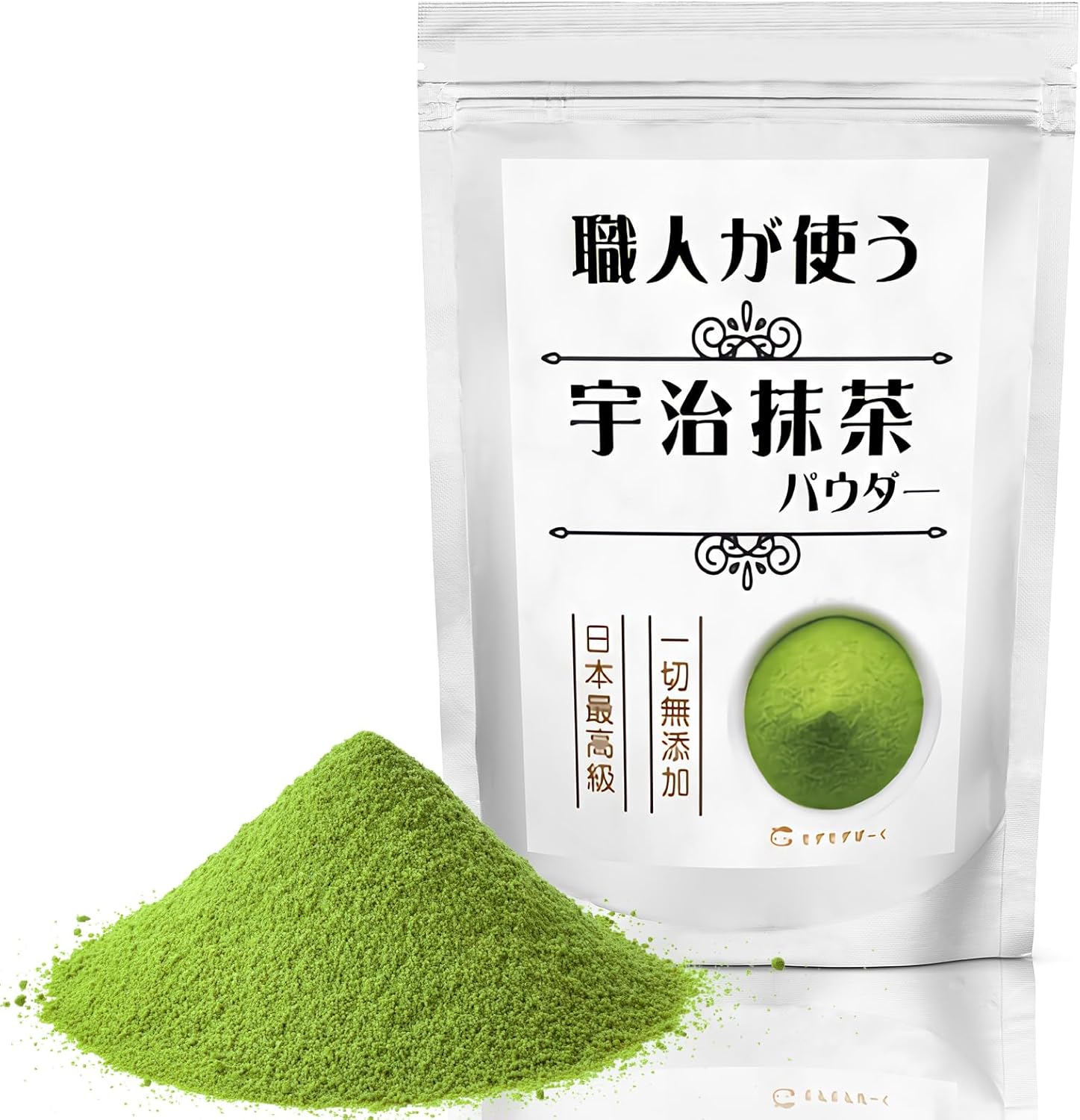 Uji Matcha Powder Used by Craftsmen (Made with 100% Premium Matcha from Uji Wazuka), Completely Additive-Free, Matcha Powder, 3.5 oz (100 g)