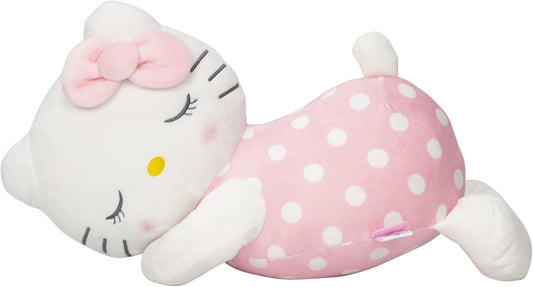 MORIPiLO Sanrio Hello Kitty Body Pillow, Soft Material, Marshmallow Texture, Plush Pillow, Large Cushion, Cute, Large Size, Easy Sleeping Pillow, Approx. 17.7 inches (45 cm) (Hello Kitty Pink)