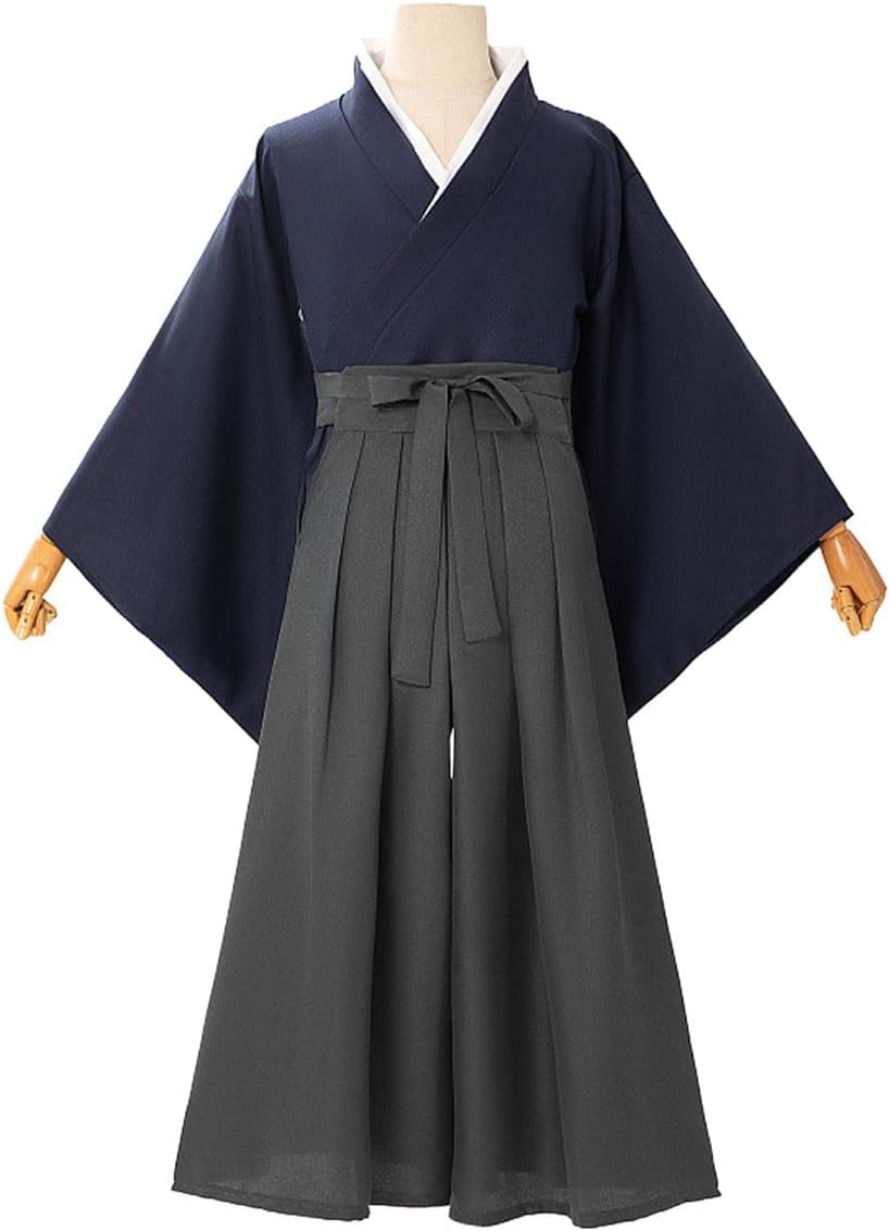 Samurai Cosplay Kimono Costume Kimono Hakama Costume, Samurai Kenshin Costume