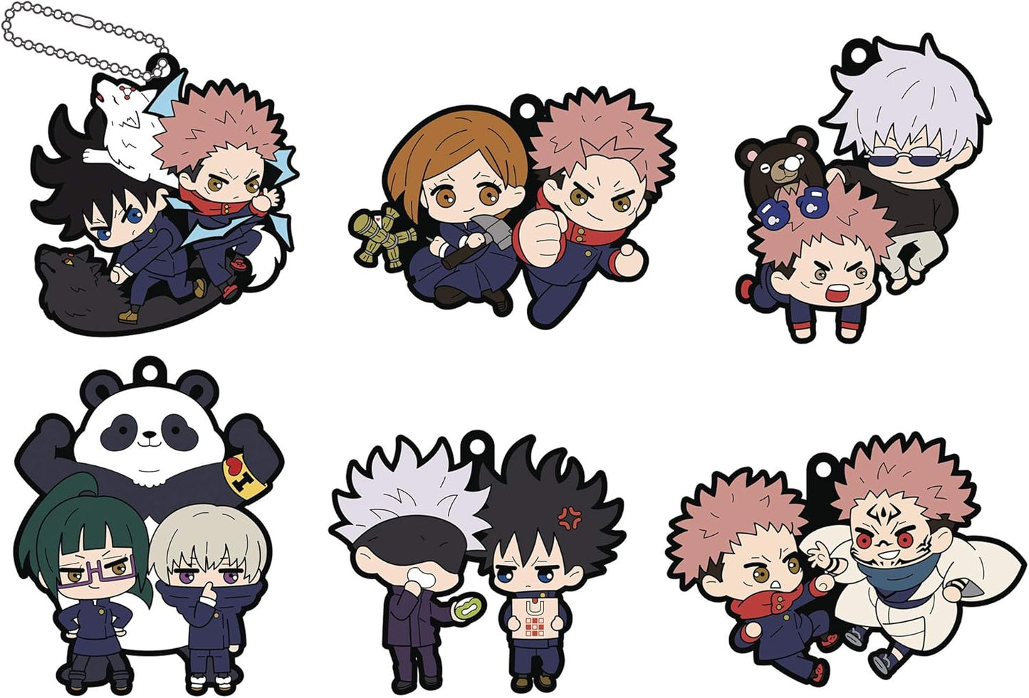 MegaHouse Rubber Mascot, Buddy Colle, Magical Warfare, Box of 6