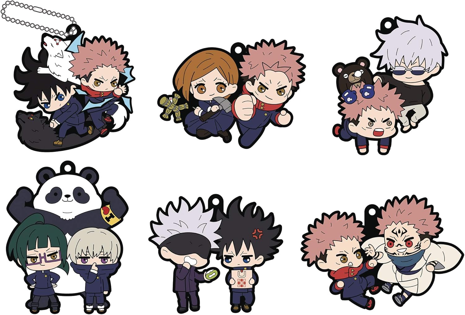 MegaHouse Rubber Mascot, Buddy Colle, Magical Warfare, Box of 6