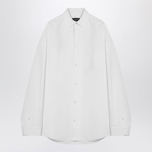 Balenciaga バレンシアガ大型フィットアウターウェアシャツ白 - Image 1