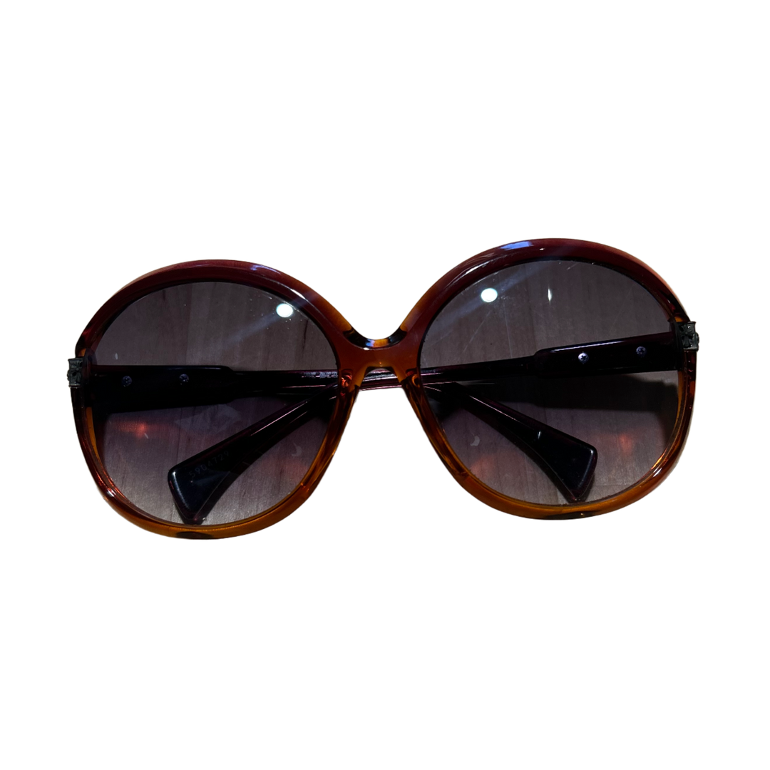 CHROME HEARTS COWS TEAR AMBER SUNGLASSES