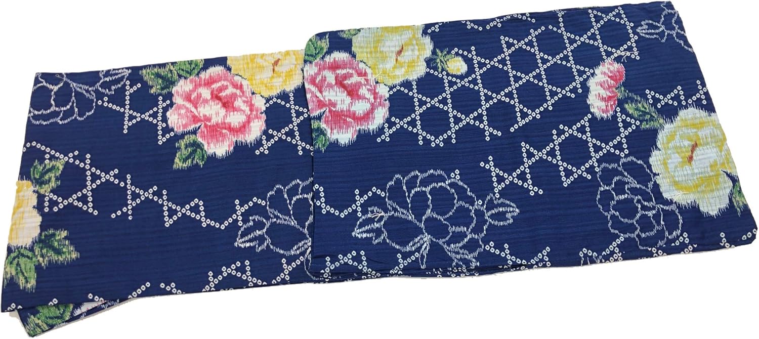 [Kimono Misaku] Yukata Yukata, Single Item, Tailored S1, S2, S3, Retro, Women's, S, Small Size, Navy Blue