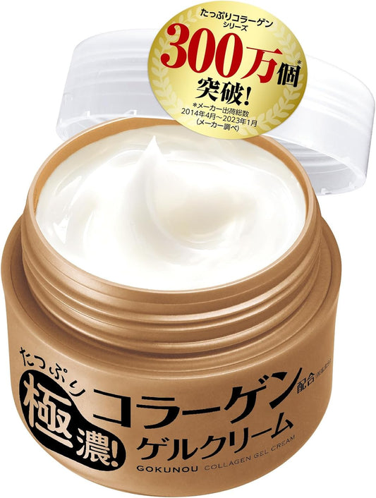 Collagen Gel Cream (3.5 oz (100 g) / Approx. 1.5 Months Supply, All-in-One, Highly Moisturizing, Water Retention, Made in Japan