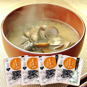 Shijimi Miso Soup 4-Pack Set Shimane Lake Shinji Shijimi (46g×4 servings)