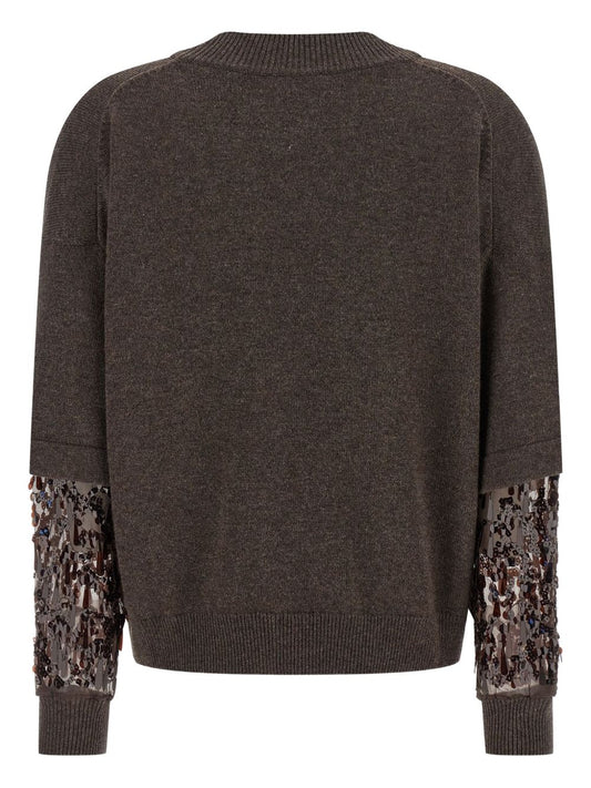 Brunello Cucinelli Cashmere V Necked Seater - Image 1
