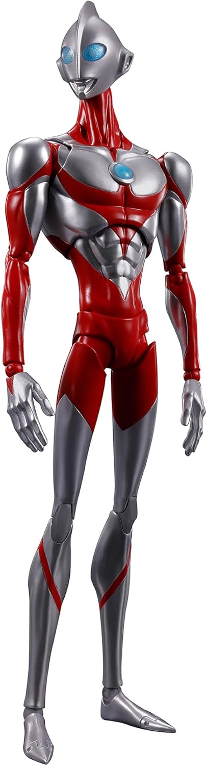 S.H. Figuarts Ultraman & Emi (ULTRAMAN: RISING), Approx. 6.3 inches (160 mm) & 1.2 inches (30 mm), PVC & ABS, Pre-painted Action Figure