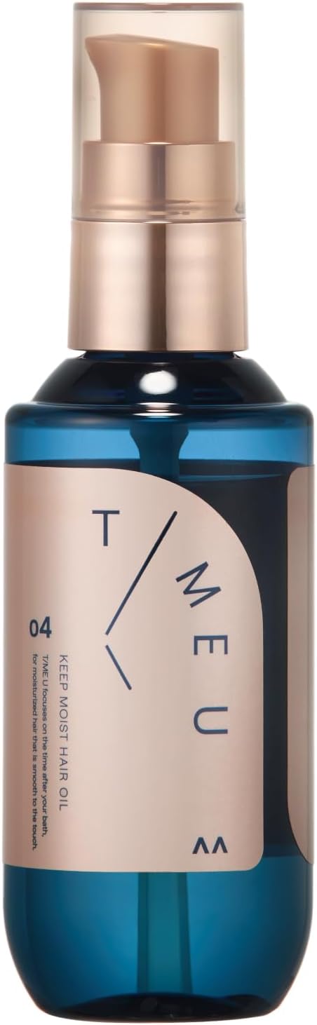 T/MEU Keep Moist Hair Oil, Glossy, Non-Rinse Treatment, Clear Fleur Scent, 2.8 fl oz (80 ml)