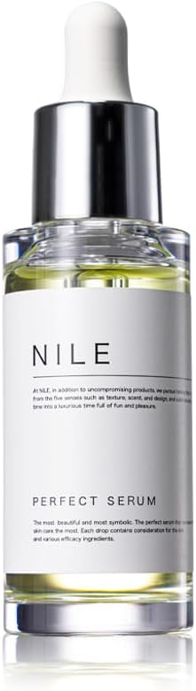 NILE Beauty Essence Perfect Serum, Pores, Retinol, Niacinamide, Vitamin C, 1.1 fl oz (30 ml), Lafrance Musk Scent
