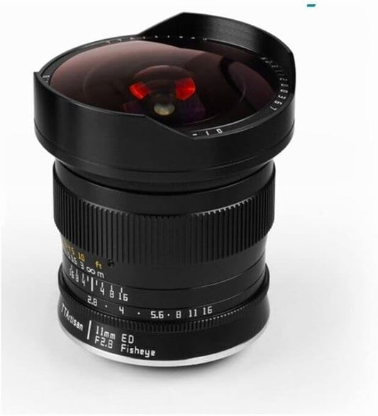 TTArtisan 11mm f2.8 Manual Focus Fisheye Lens for Canon EF Mount Cameras